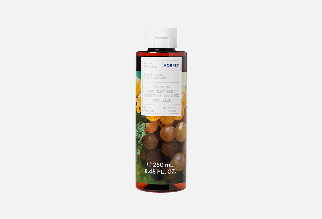 Гель для душа Korres Santorini Grape Showergel-Body Cleanser  