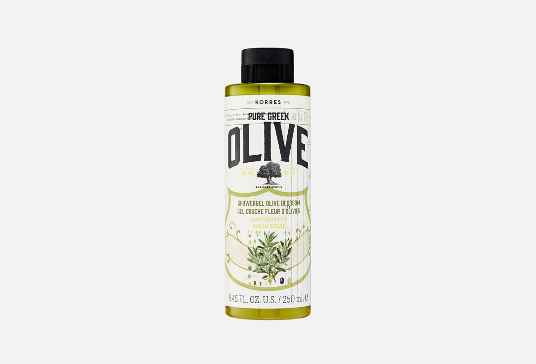 Изображение товара Гель для душа Korres Olive&Olive Blossom 250 мл натуральный уход для тела