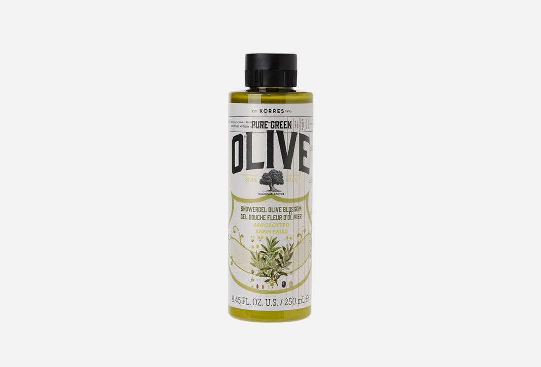 Гель для душа KORRES Olive&Olive Blossom Showergel 250 мл гель для душа korres гель для душа белый чай бергамот фрезия