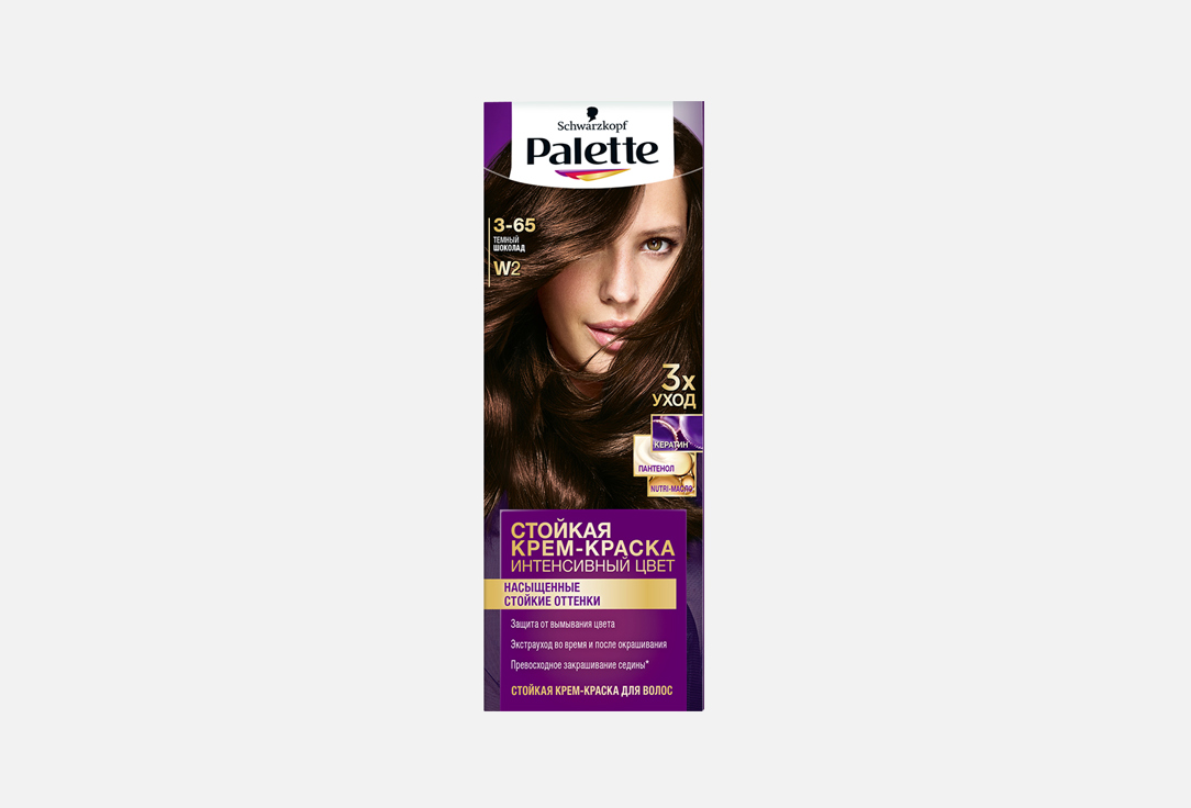 Стойкая крем-краска для волос Palette Интенсивный цвет W2 (3-65)