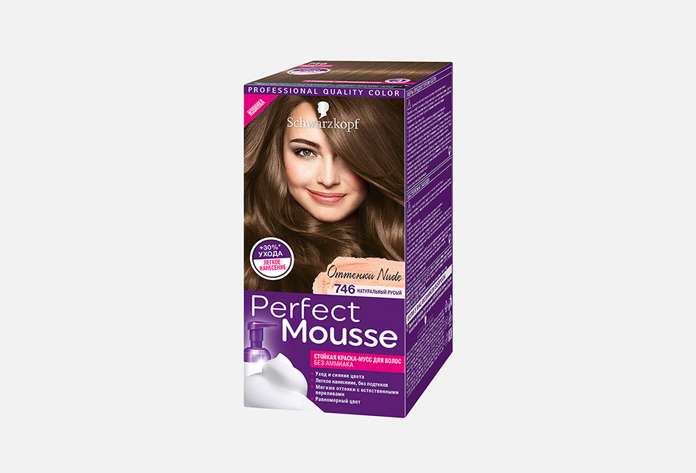 Schwarzkopf & Henkel Стойкая краска-мусс для волос PERFECT MOUSSE 746 1 ...