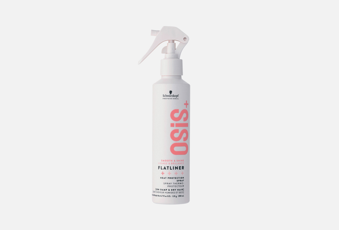 

Термозащитный спрей для волос SCHWARZKOPF PROFESSIONAL, OSiS Flatliner 200 мл