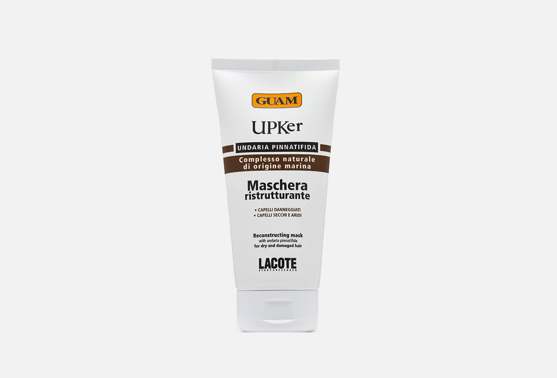 Маска для восстановления сухих секущихся волос GUAM UPKer 150 мл guam upker intensive keratine repairing shampoo