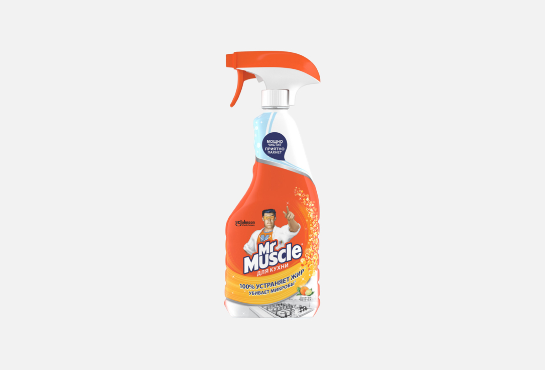 mr muscle kitchen cleaner trigger citrus 500 ml Чистящее средство для кухни MR MUSCLE Энергия цитруса 450 мл