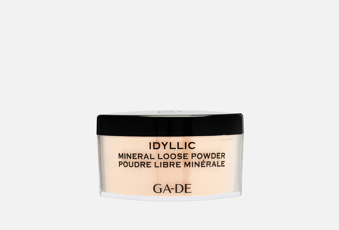 Изображение товара Рассыпчатая минеральная пудра Ga-De IDYLLIC MINERAL LOOSE POWDER для лица увлажнение питание