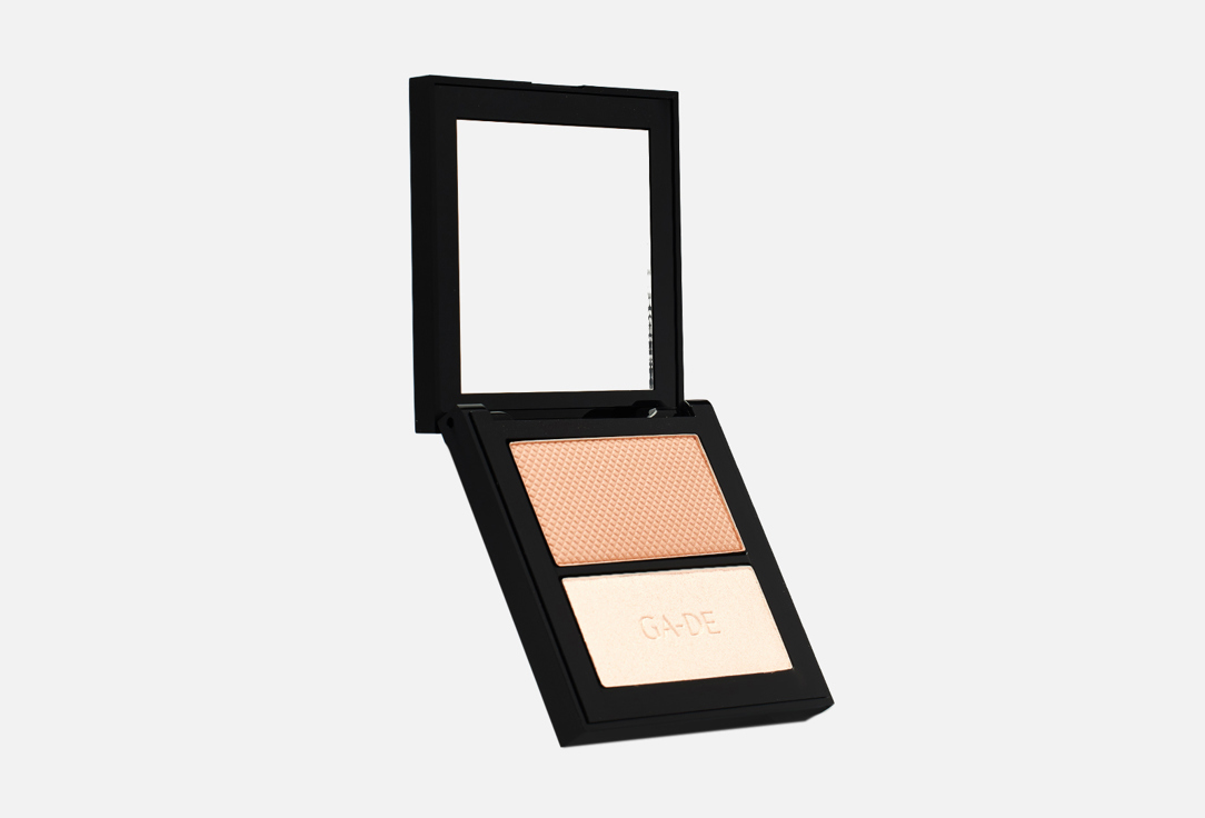 Изображение товара Румяна и хайлайтер для лица Ga De Velveteen blush and shimmer duet