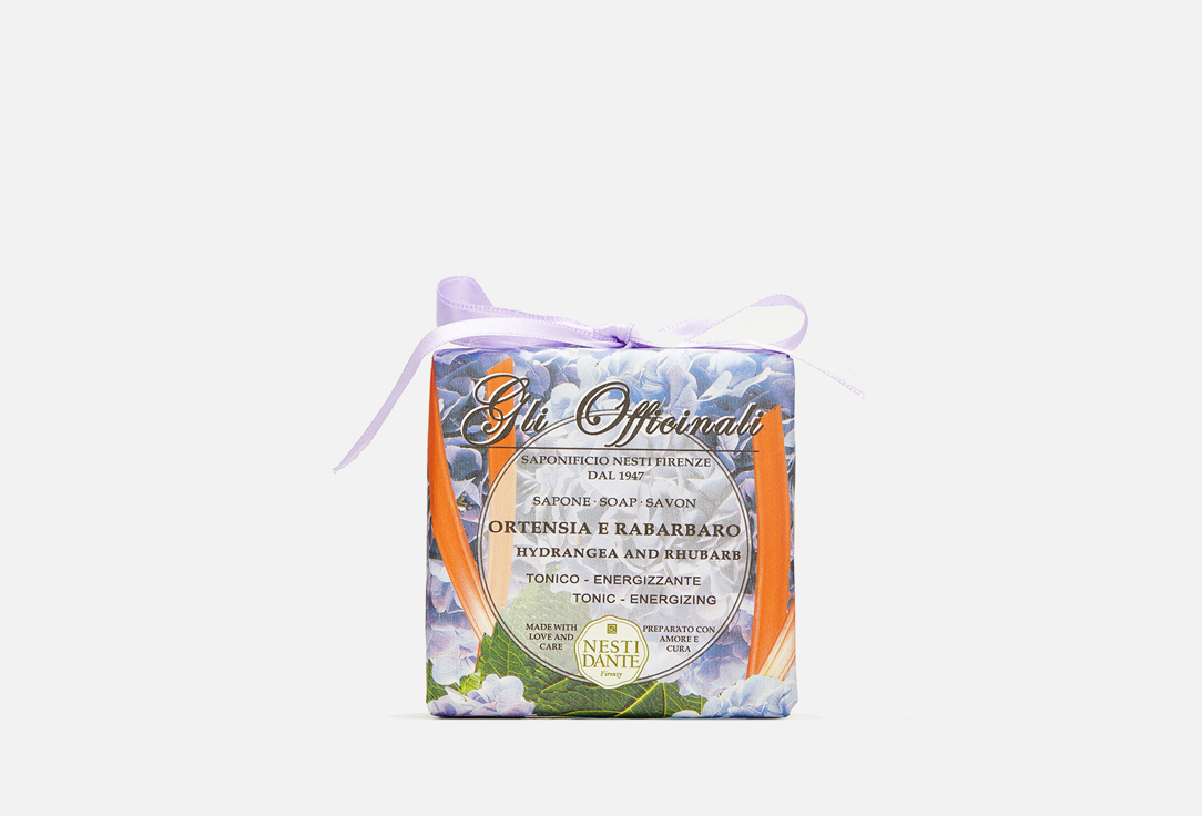 Мыло туалетное NESTI DANTE Hydrangea and rhubarb 200 г