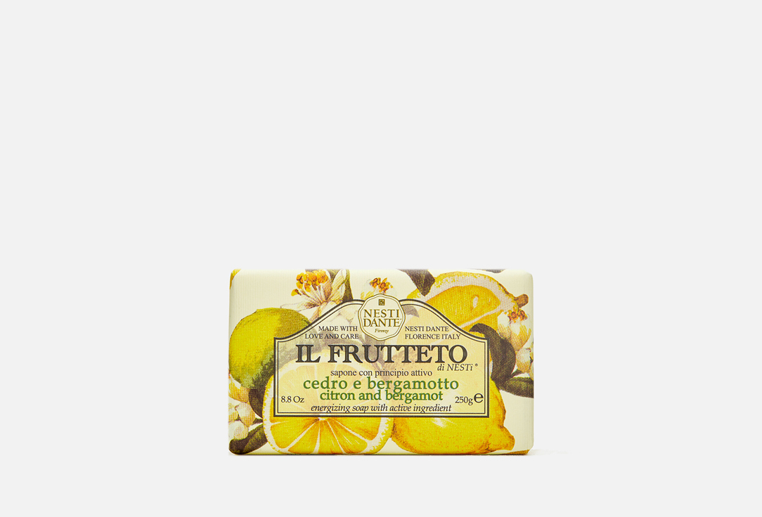 Мыло туалетное NESTI DANTE Citron and Bergamot 250 г мыло туалетное nesti dante tuscan lavender and verbena 250 г