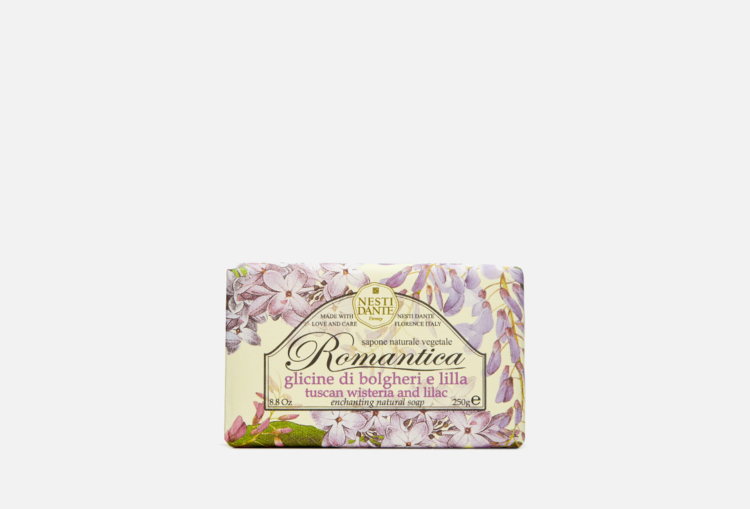 Мыло туалетное NESTI DANTE Tuscan Wisteria & lilac 250 г мыло твердое nesti dante мыло romantica tuscan lavender