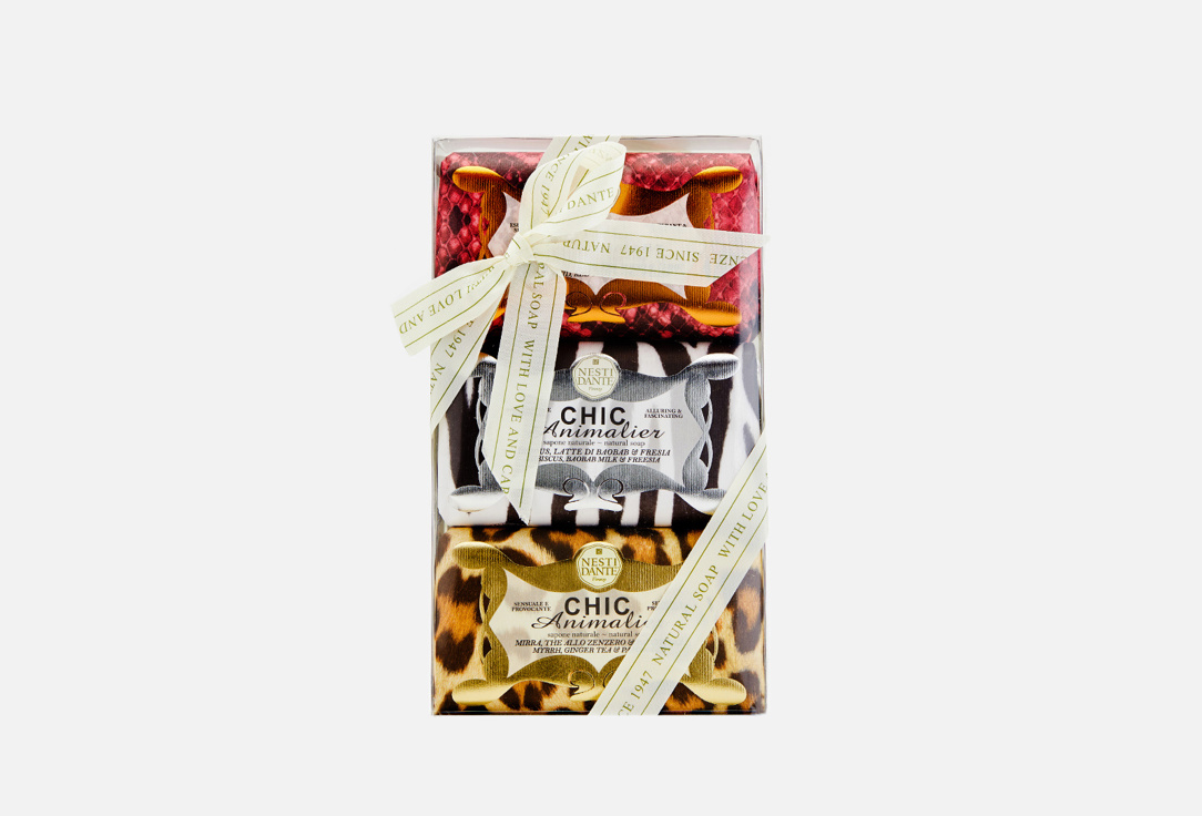 

Набор мыла 3*250гр NESTI DANTE, Chic Animalier 250 г