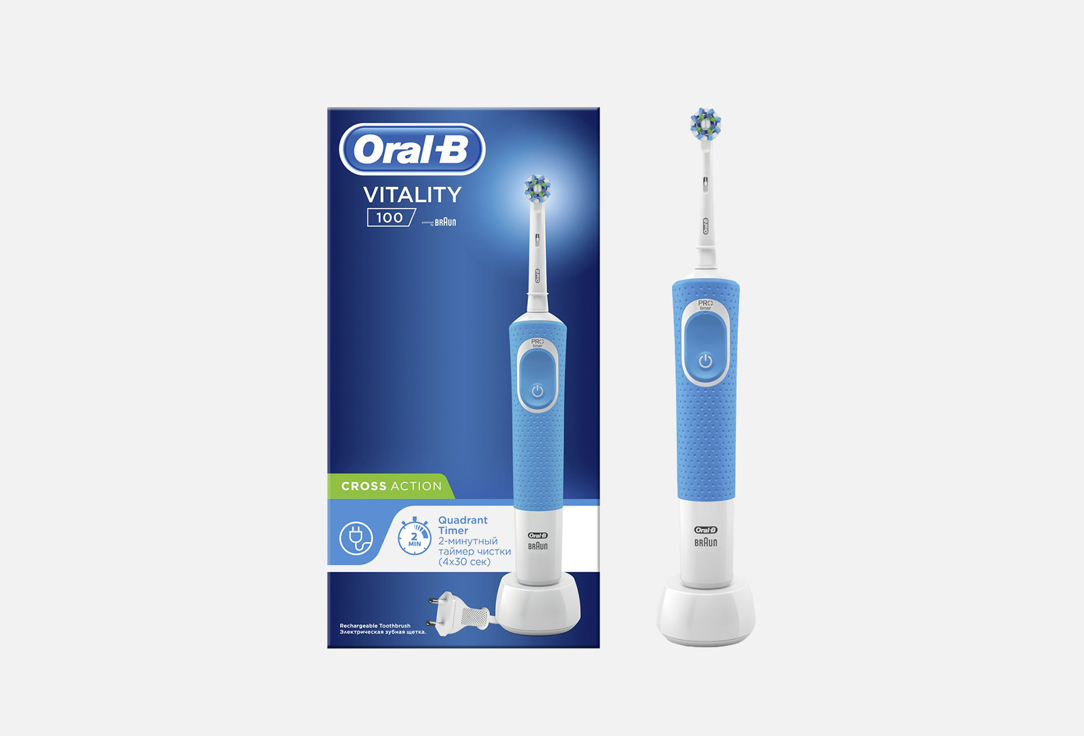 электрическая зубная щетка Oral-B Vitality Cross-Action Blue 