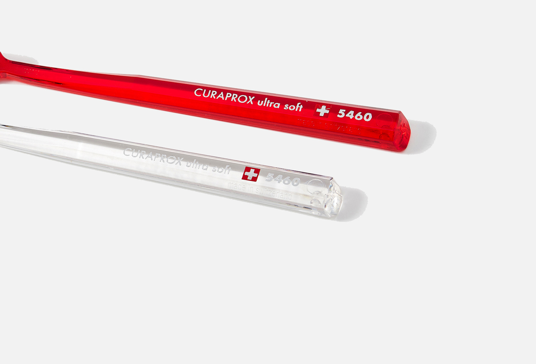 Набор зубных щеток ultrasoft d0,10мм CURAPROX CS5460/4 Duo Swiss 2020 