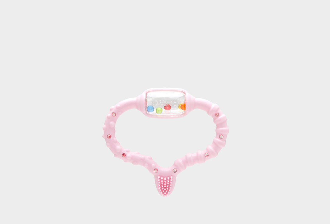 Стимулятор для прорезывания временных зубов  CURAPROX Curababygirl pink 