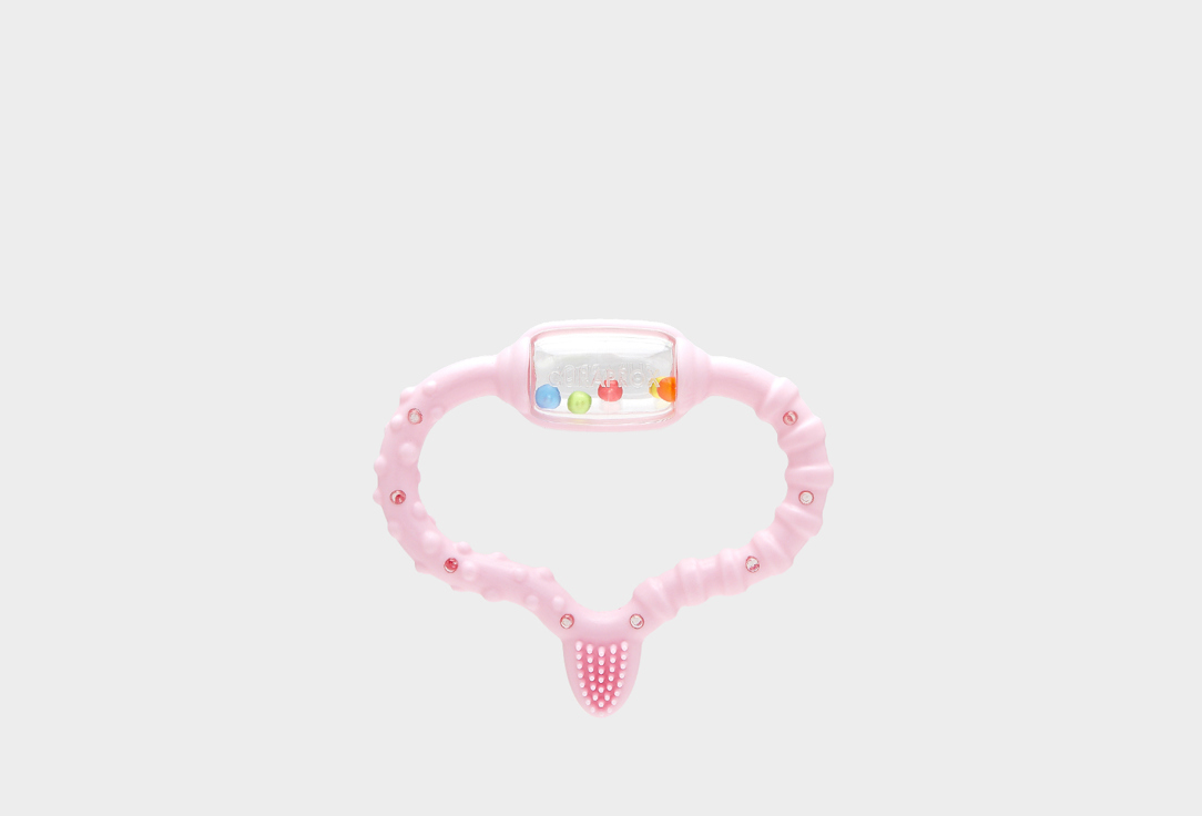 Стимулятор для прорезывания временных зубов  CURAPROX Curababygirl pink 