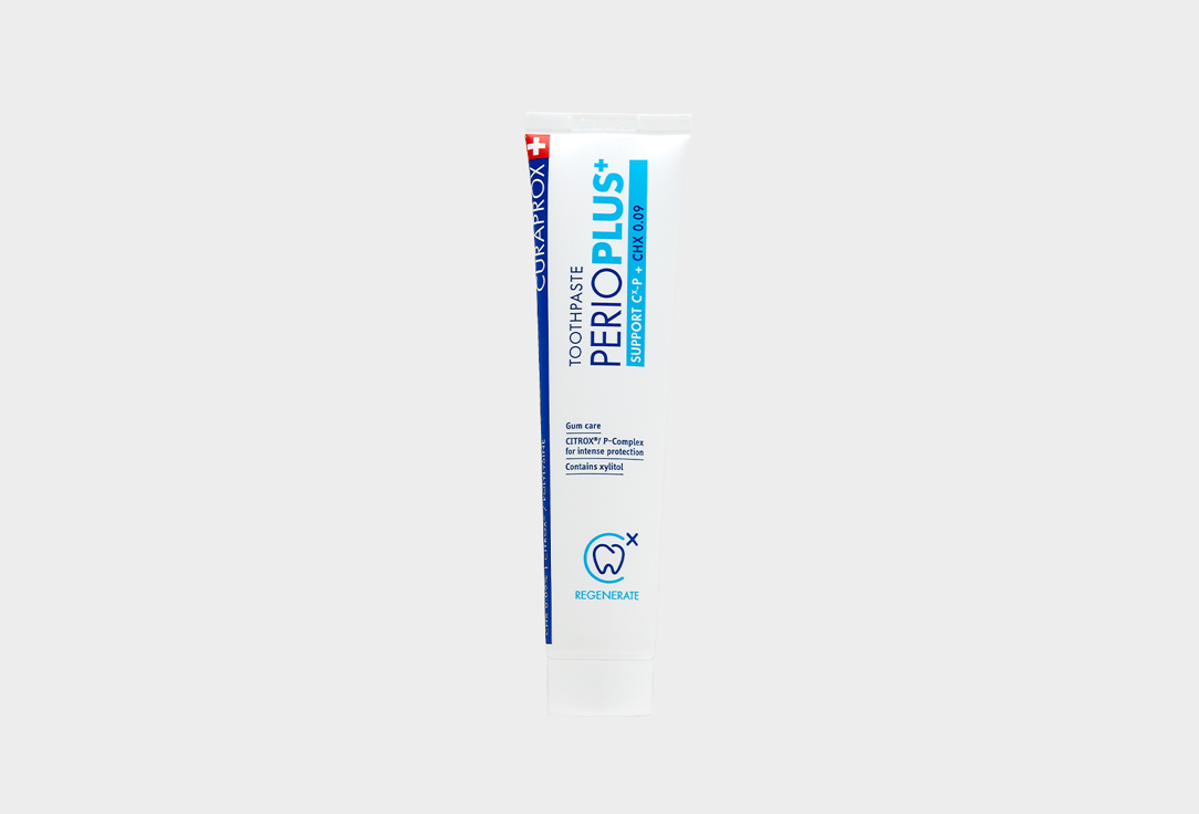 Зубная паста CURAPROX Perio Plus Support CHX 0,09% 75 мл зубная паста реминерализация plus 75мл