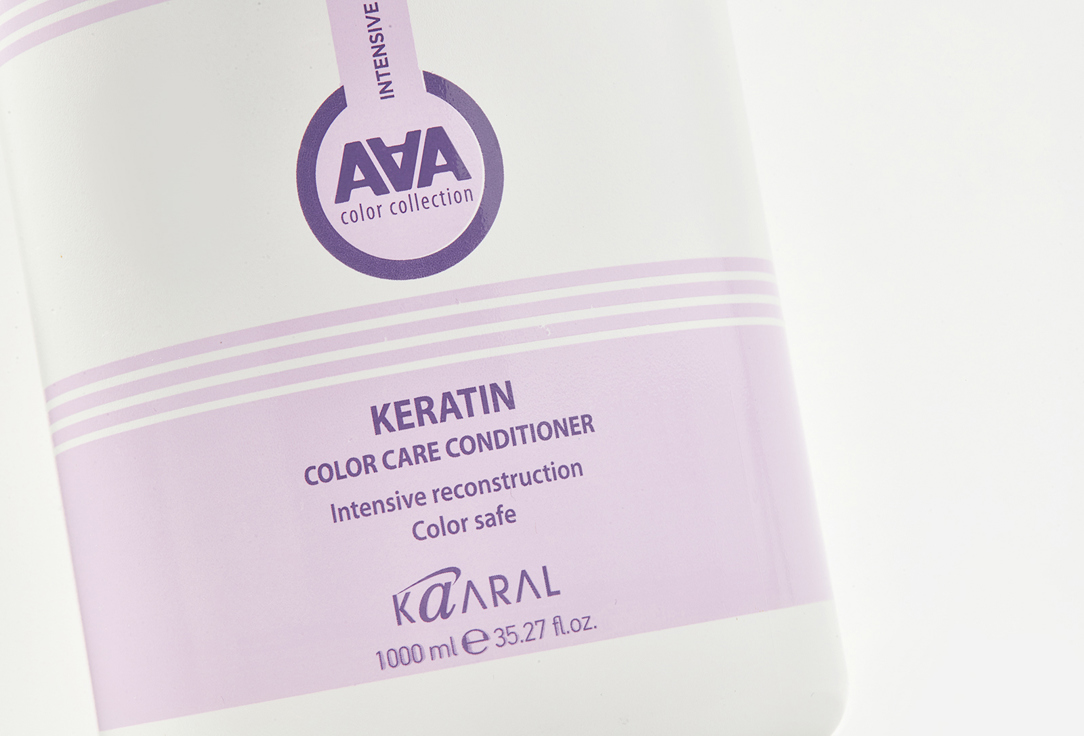 Кондиционер для восстановления окрашенных и химически обработанных волос кератиновый  Kaaral AAA KERATIN COLOR CARE 