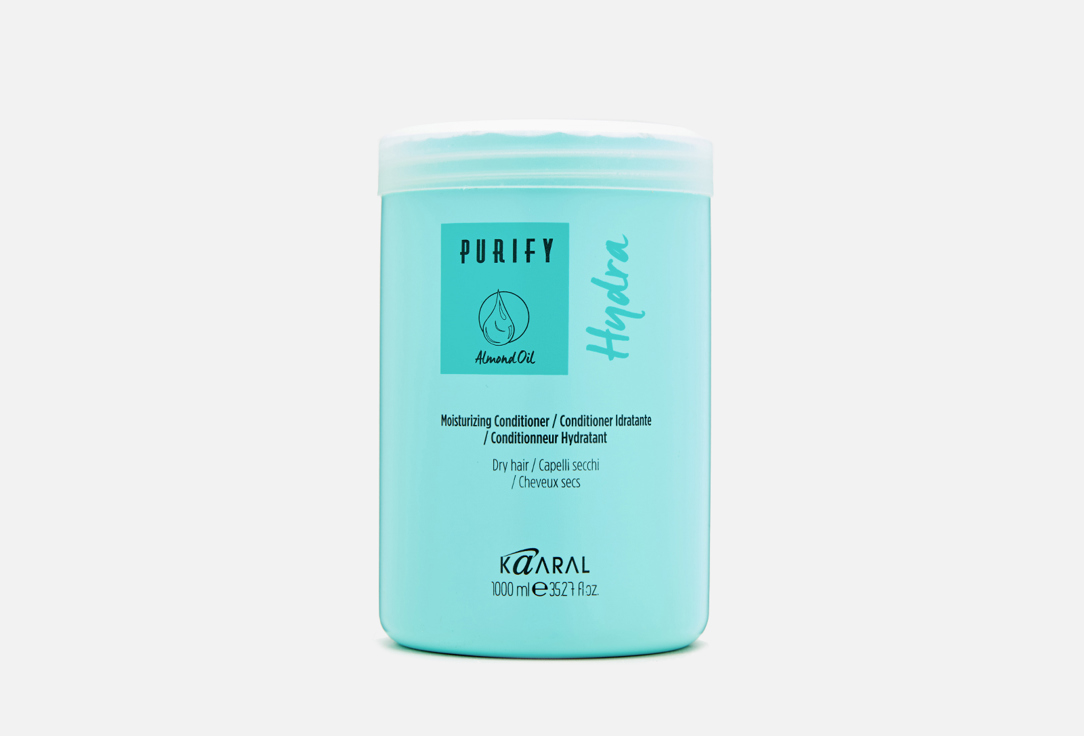 kaaral увлажняющий шампунь для сухих волос moisturizing hydra shampoo 1000 мл kaaral purify Кондиционер для сухих волос увлажняющий KAARAL Purify-Hydra Conditioner 1000 мл