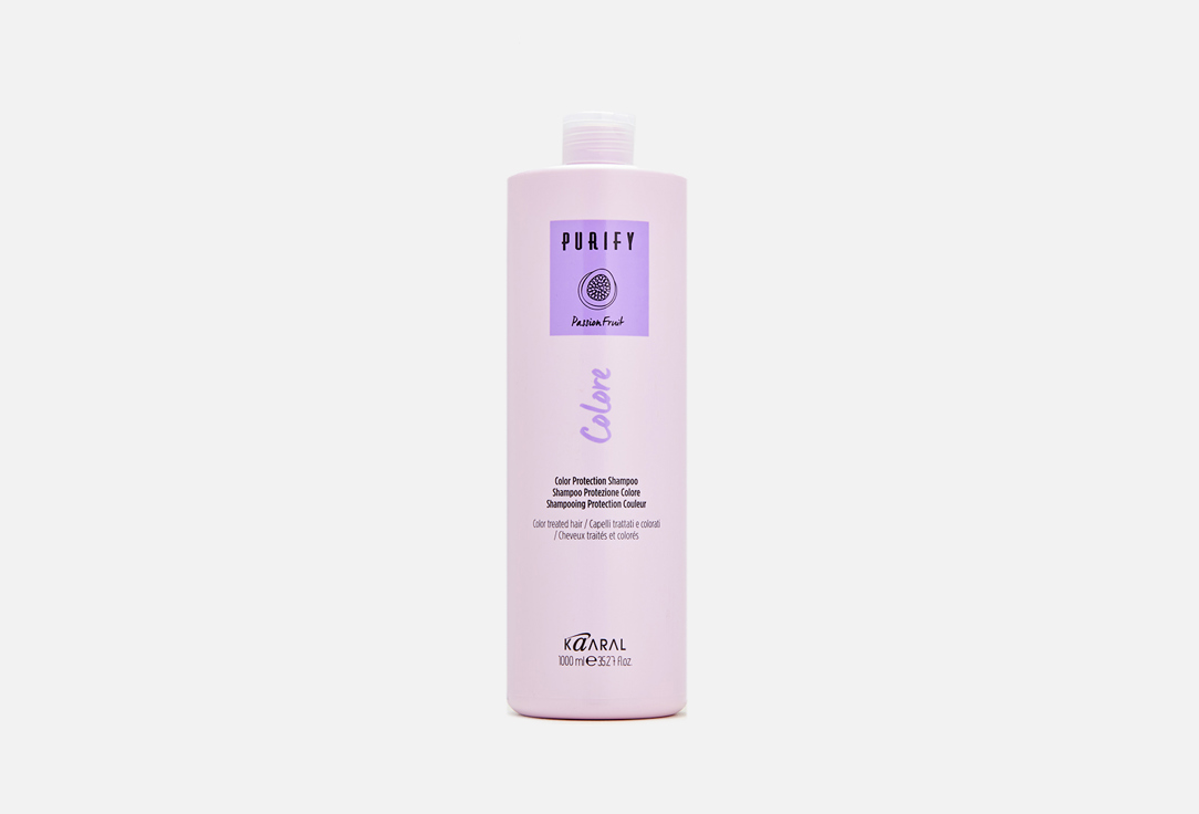 Шампунь для окрашенных волос на основе фруктовых кислот ежевик KAARAL Purify Colore Shampoo 1000 мл шампунь для окрашенных волос mastare 1000мл