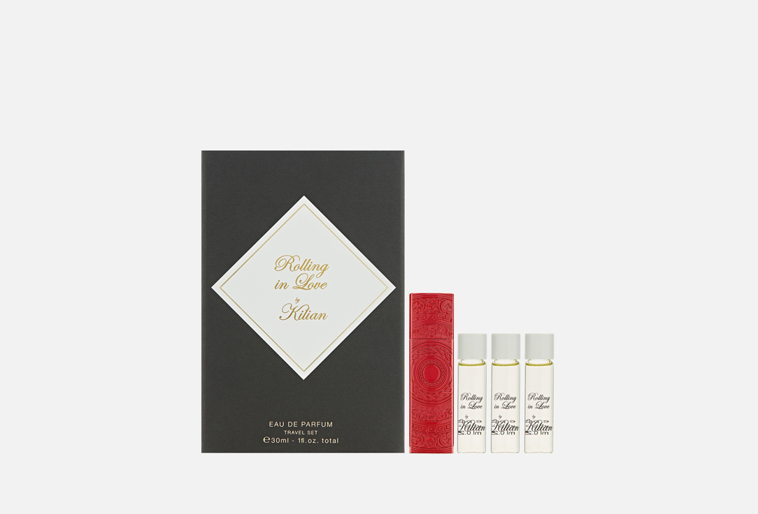 Парфюмерный набор для путешествий KILIAN PARIS Rolling In Love Travel Set 4 шт in red eau de parfum парфюмерная вода 30мл