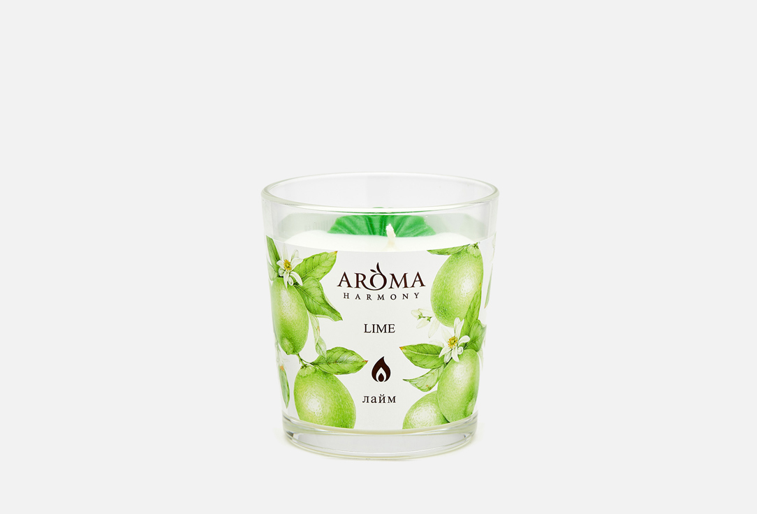 Ароматическая свеча Aroma harmony Lime 
