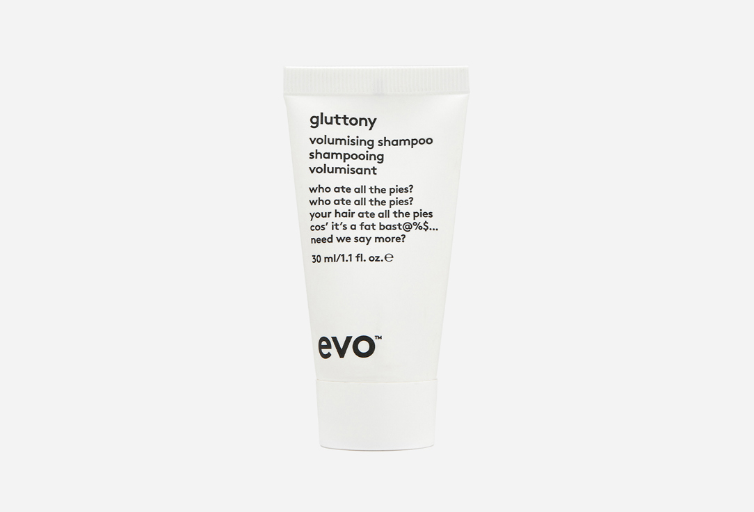

шампунь для объема (мини-формат) EVO, Gluttony volumising shampoo (travel) 30 мл