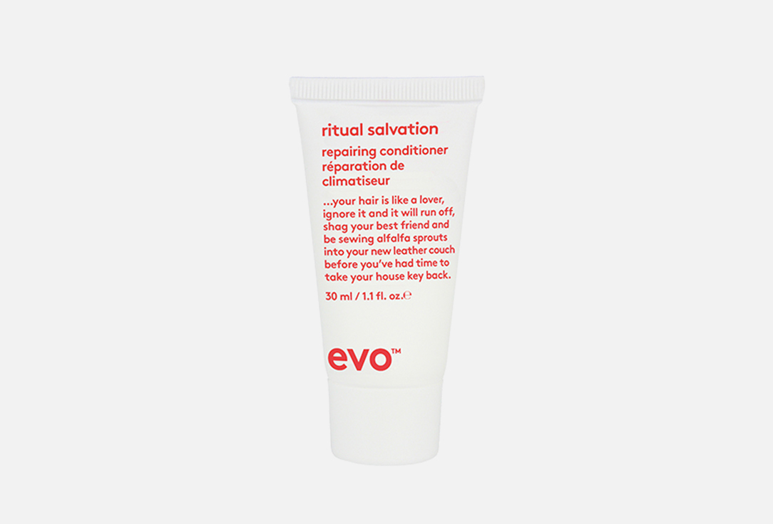цена кондиционер для окрашенных волос (мини-формат) EVO Ritual salvation repairing conditioner (travel) 30 мл