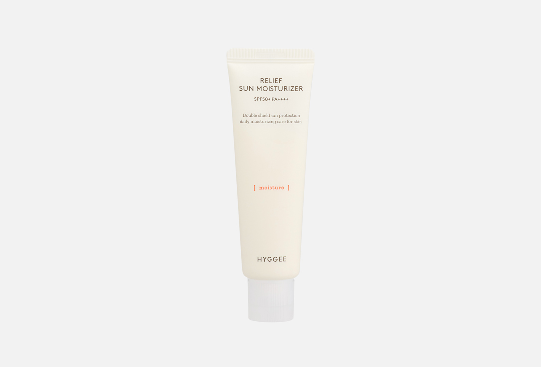 

Солнцезащитный крем для лица SPF50+ PA++++ HYGGEE, Relief Sun Moisturizer 50 мл