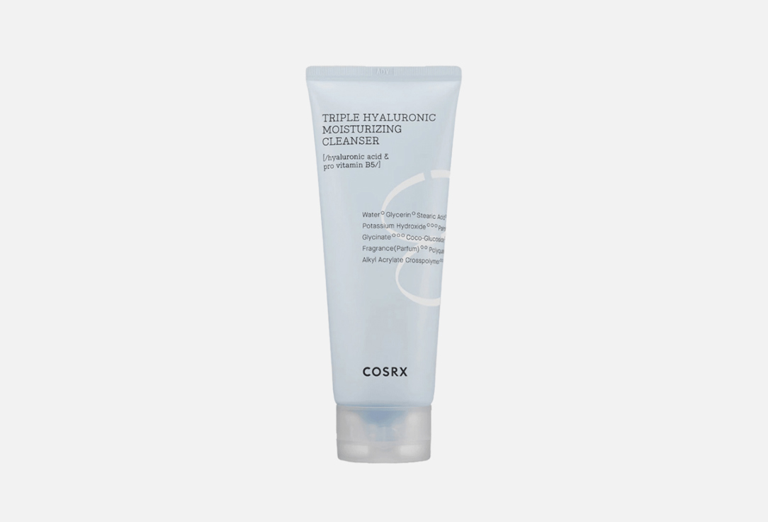 Пенка для умывания с гиалуроновой кислотой COSRX Hydrium Triple Hyaluronic Moisturizing Cleanser 150 мл