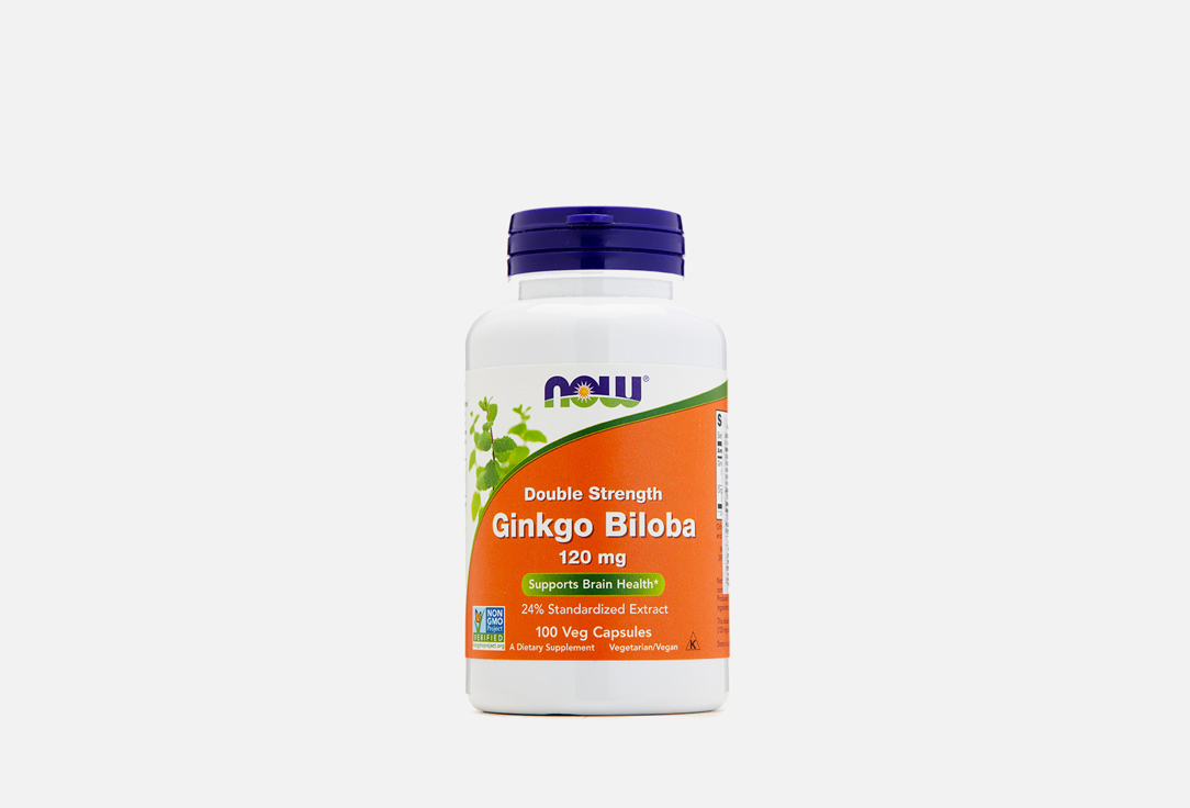 Гинко билоба NOW 120 мг в капсулах 