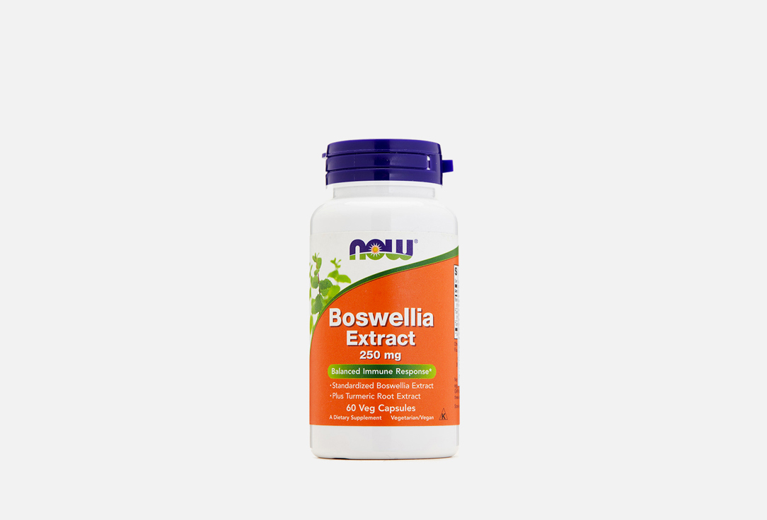 Биологически активная добавка с экстрактом босвелии NOW Boswellia extract 60 шт маммодинол капс 450мг 60 бад
