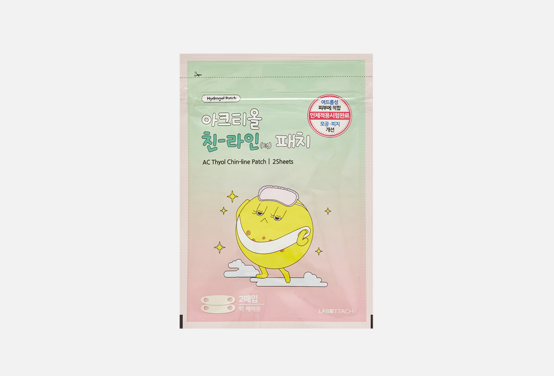 

Патчи против акне для подбородка LABOTTACH, AC Thyol Chin-line Patch 2 шт