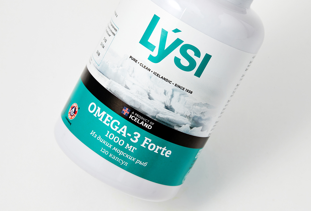 Омега-3  Lysi Forte 1000 мг в капсулах 