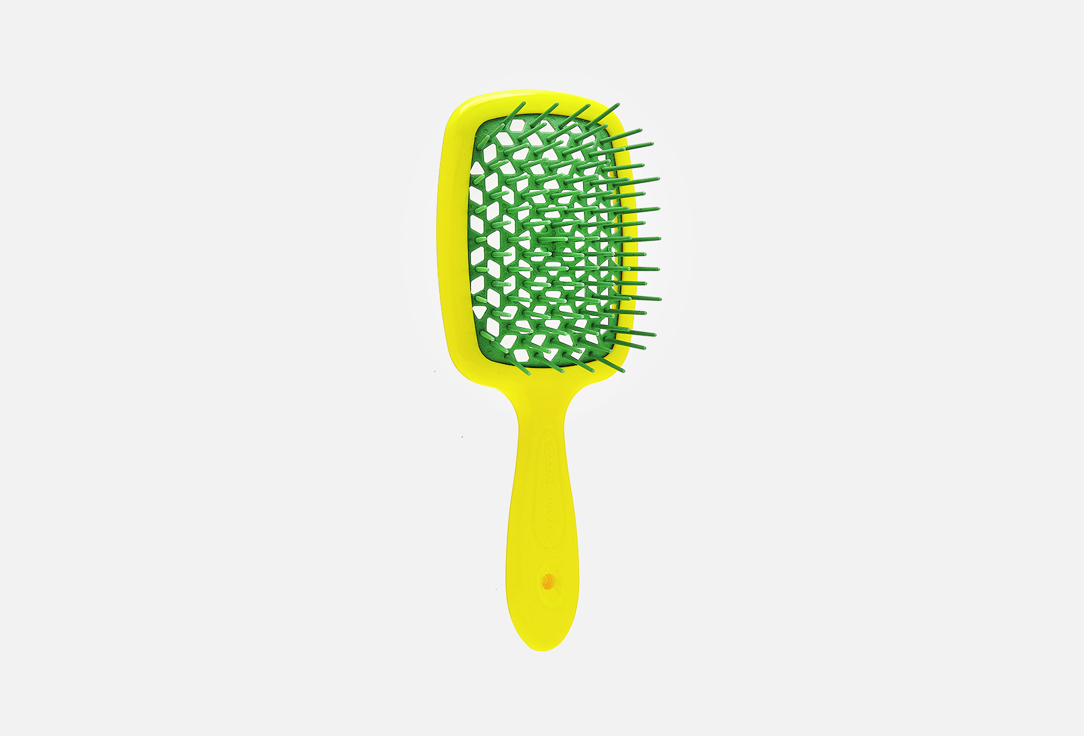 Щетка для волос пластиковая Janeke Superbrush yellow-green 