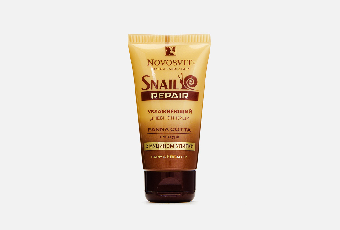 Изображение товара дневной Крем для лица увлажняющий NOVOSVIT Муцин Улитки panna cotta