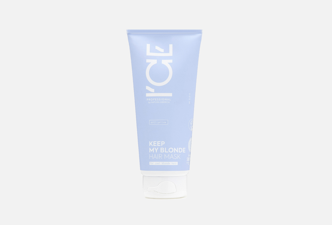 Тонирующая маска для светлых волос ICE BY NATURA SIBERICA KEEP MY BLONDE 200 мл