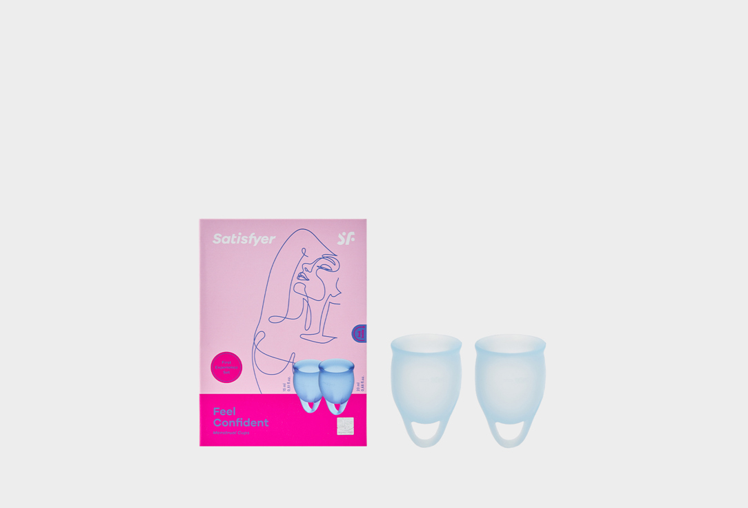 Чаши менструальные Satisfyer Menstrual Cups Feel Confident Blue 