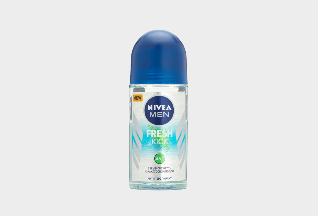 Дезодорант-антиперспирант шариковый эффект свежести NIVEA Men Fresh Kick 50 мл cool fresh 50мл отдушка