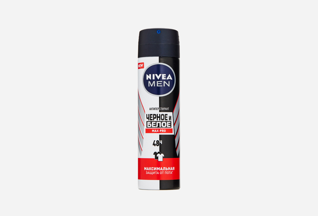 Дезодорант-антиперспирант спрей NIVEA MEN Черное и Белое MAX PRO 150 мл цена и фото