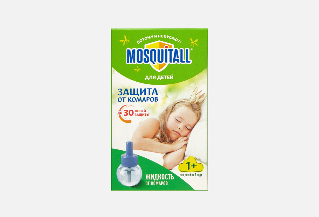 

Жидкость для фумигатора MOSQUITALL, Нежная защита для детей 30 мл