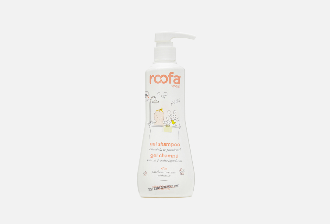 Изображение товара Детский гель-шампунь roofa spain BABY Basic Line With Calendula & Panthenol