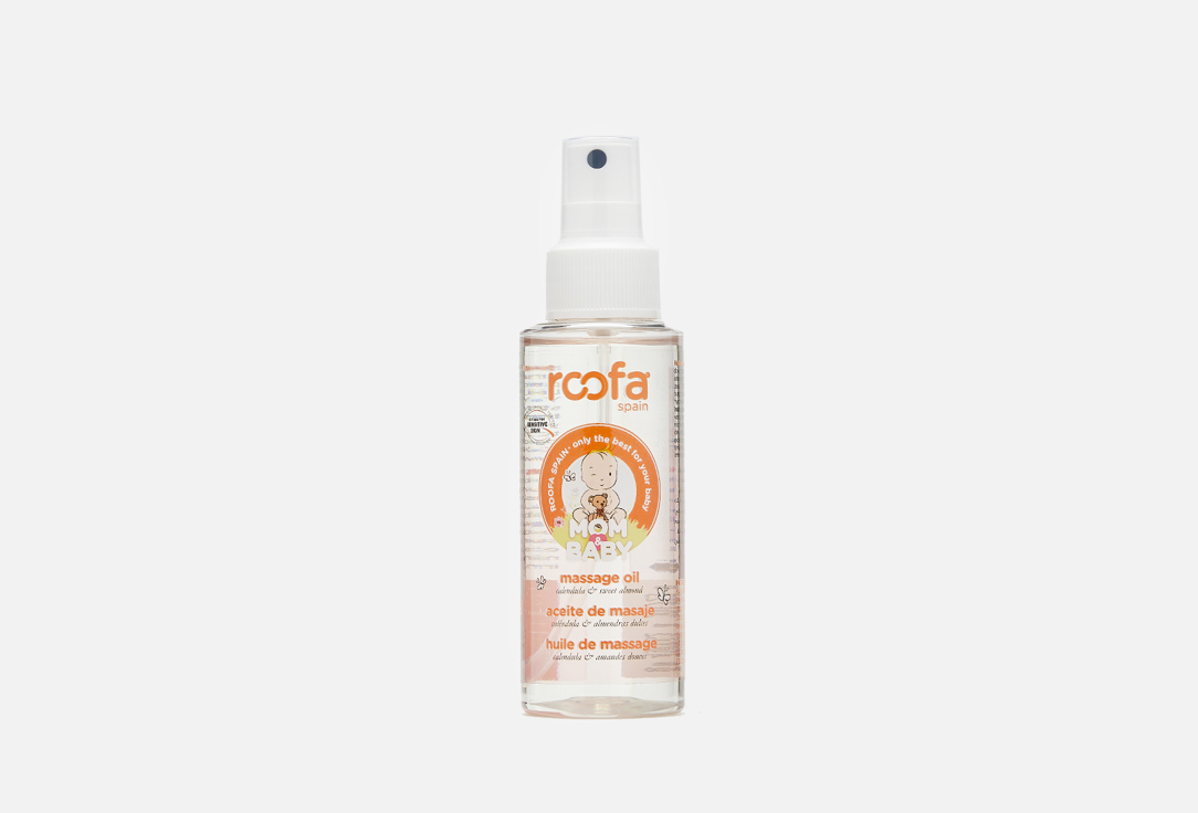 

Детское массажное масло с миндалем и календулой ROOFA SPAIN, Baby Massage oil With Sweet Almond 100 мл