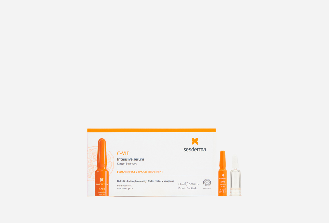 

Сыворотка интенсивная 12%, 10 шт*1,5 мл SESDERMA, C-VIT 10 шт