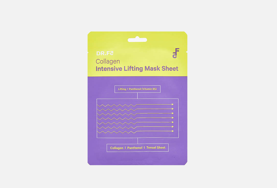 цена Интенсивная лифтинг маска двойного действия с коллагеном DR.F5 Collagen Intensive Lifting Mask Sheet 1 шт