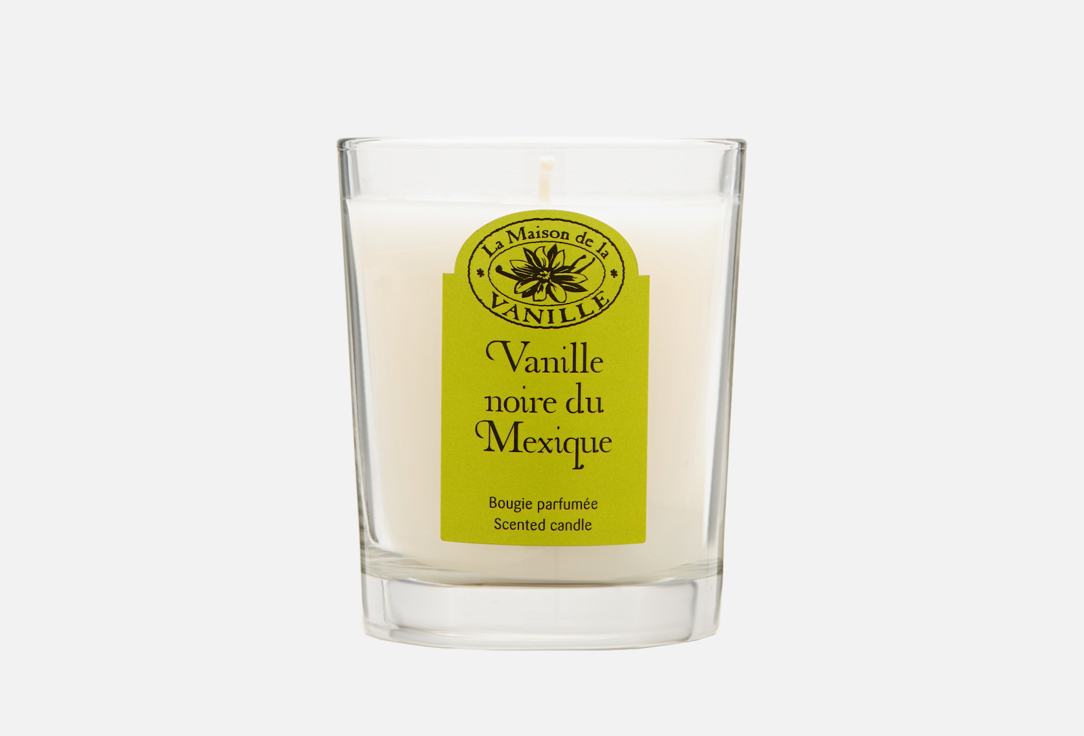 Свеча LA MAISON DE LA VANILLE Vanille noire du mexique 180 г свеча la maison de la vanille vanille noire du mexique 180 гр