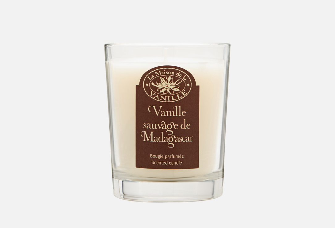 Свеча LA MAISON DE LA VANILLE Vanille sauvage de madagascar 180 г свеча la maison de la vanille vanille sauvage de madagascar 180 гр