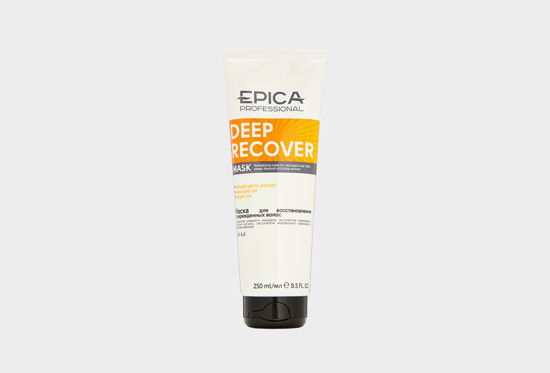 Маска для восстановления поврежденных волос EPICA PROFESSIONAL Mask for damaged hair DEEP RECOVER 250 мл