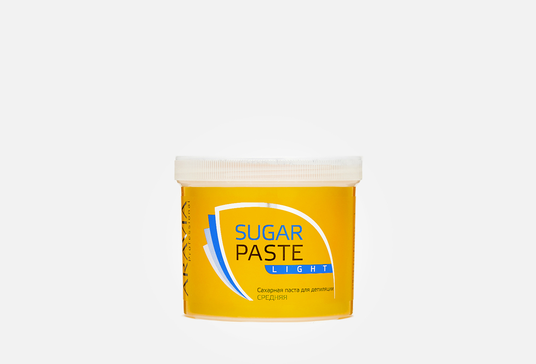Паста для шугаринга сахарная средней консистенции ARAVIA Professional Легкая 