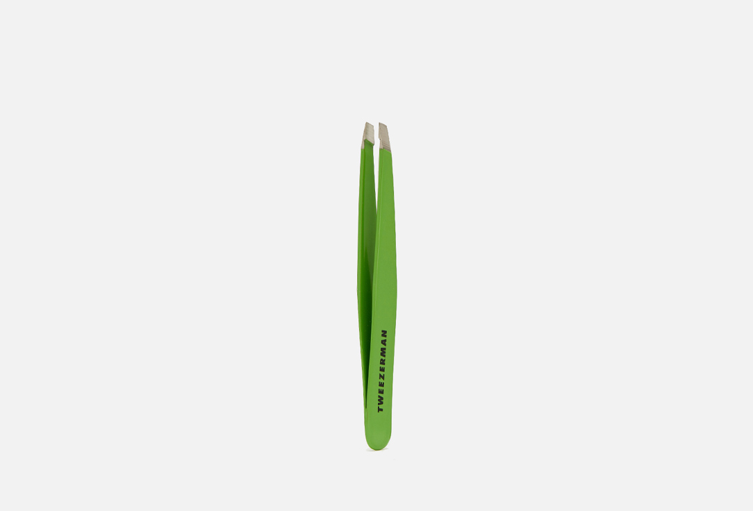 Изображение товара Пинцет скошенный TWEEZERMAN SLANT TWEEZER GREEN APPLE