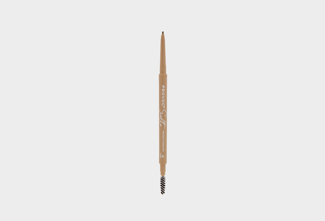 Ультратонкий карандаш для бровей Provoc SVELTE 02