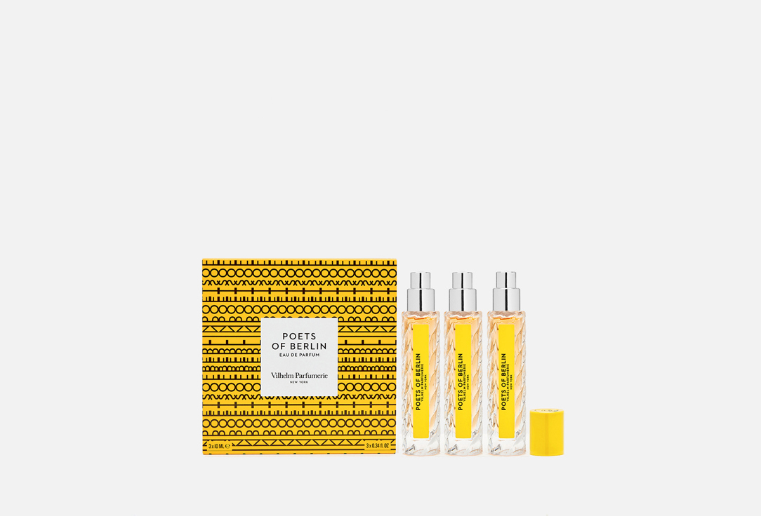 

Набор миниатюр 3*10 мл VILHELM PARFUMERIE, POETS OF BERLIN 3 шт